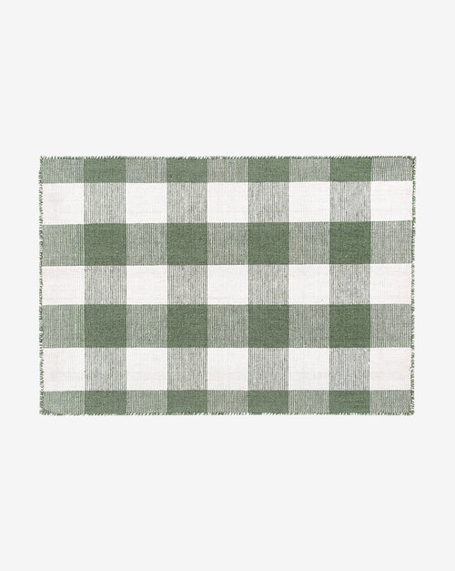 Belleville Green Handwoven Indoor/Outdoor Rug