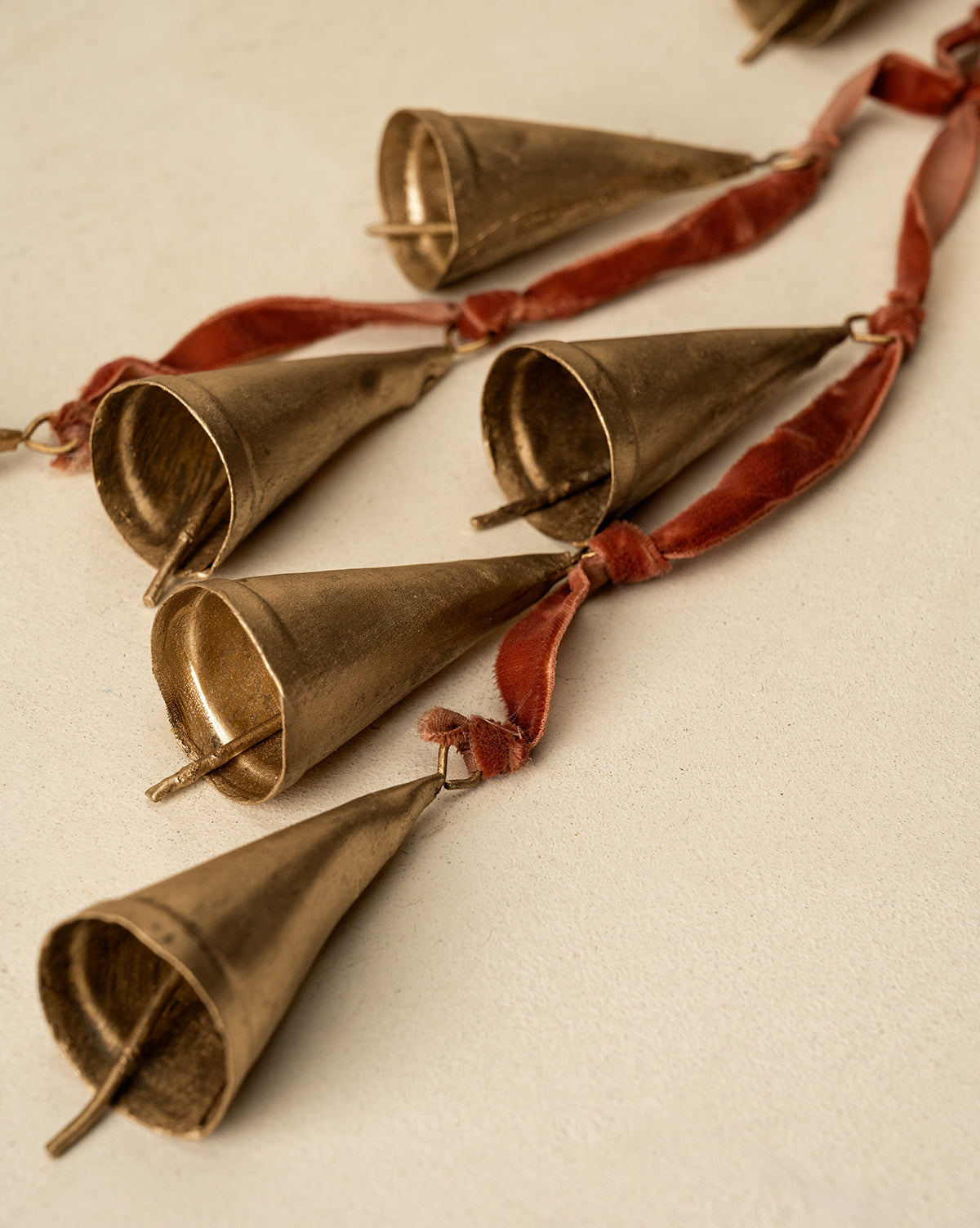 Bells on Velvet Ribbon Door Hanger