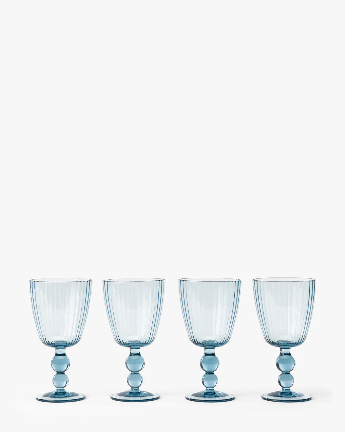 Blue Acrylic Wine Glass (Set of 4)