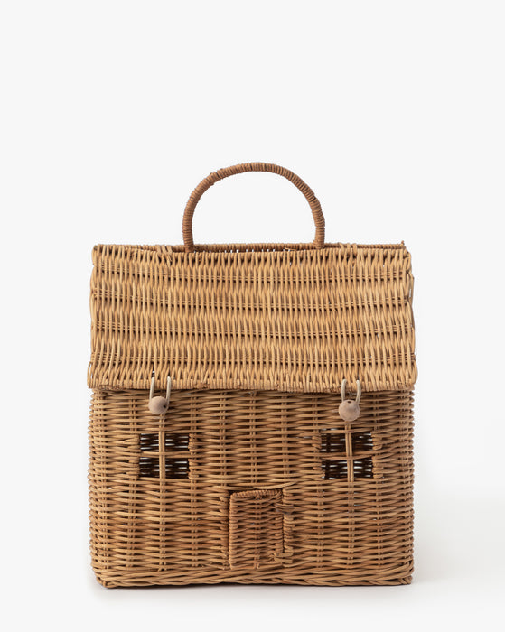 Rattan Lidded Laundry Bin – McGee & Co.