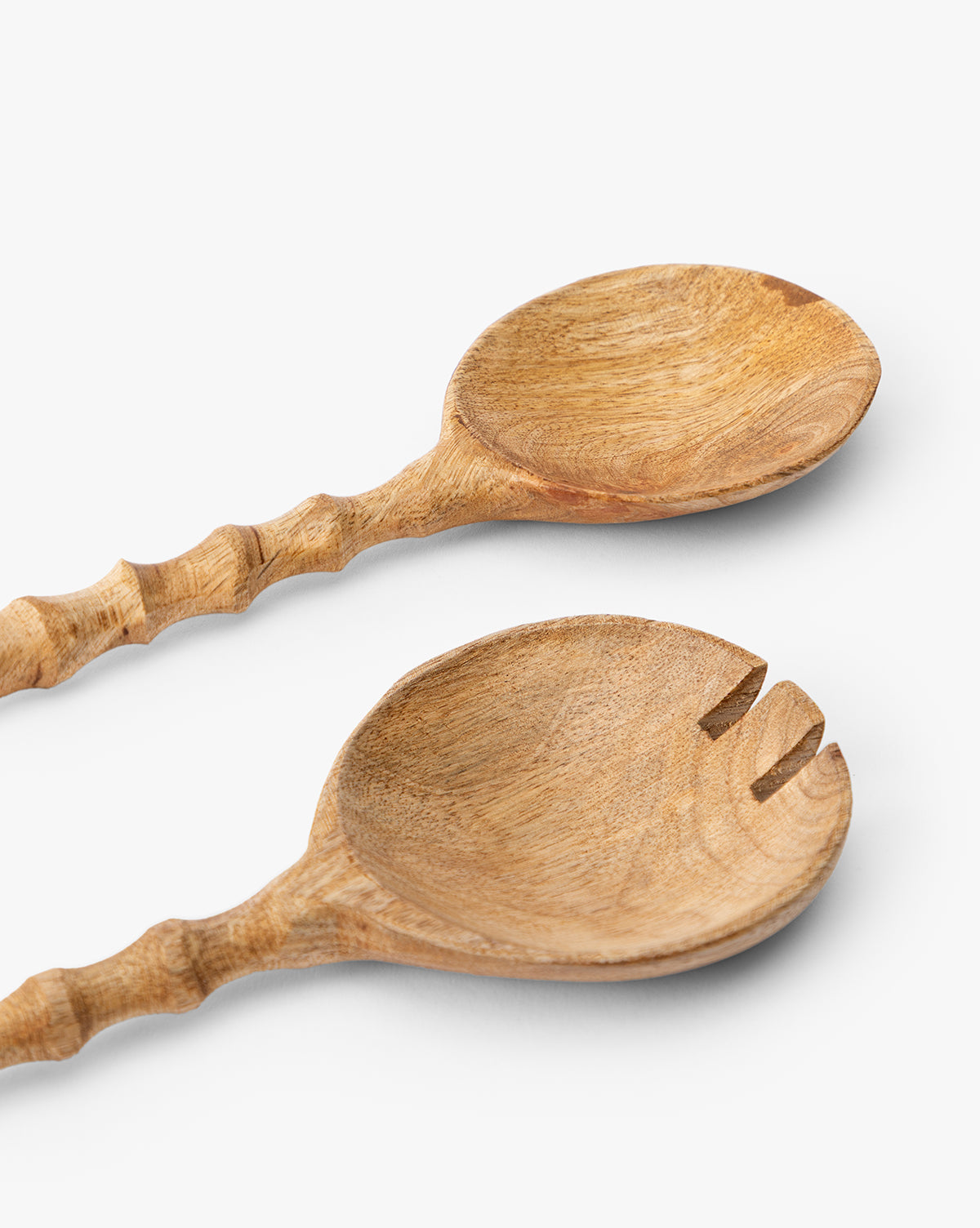 Carved Handled Salad Servers (Set of 2)