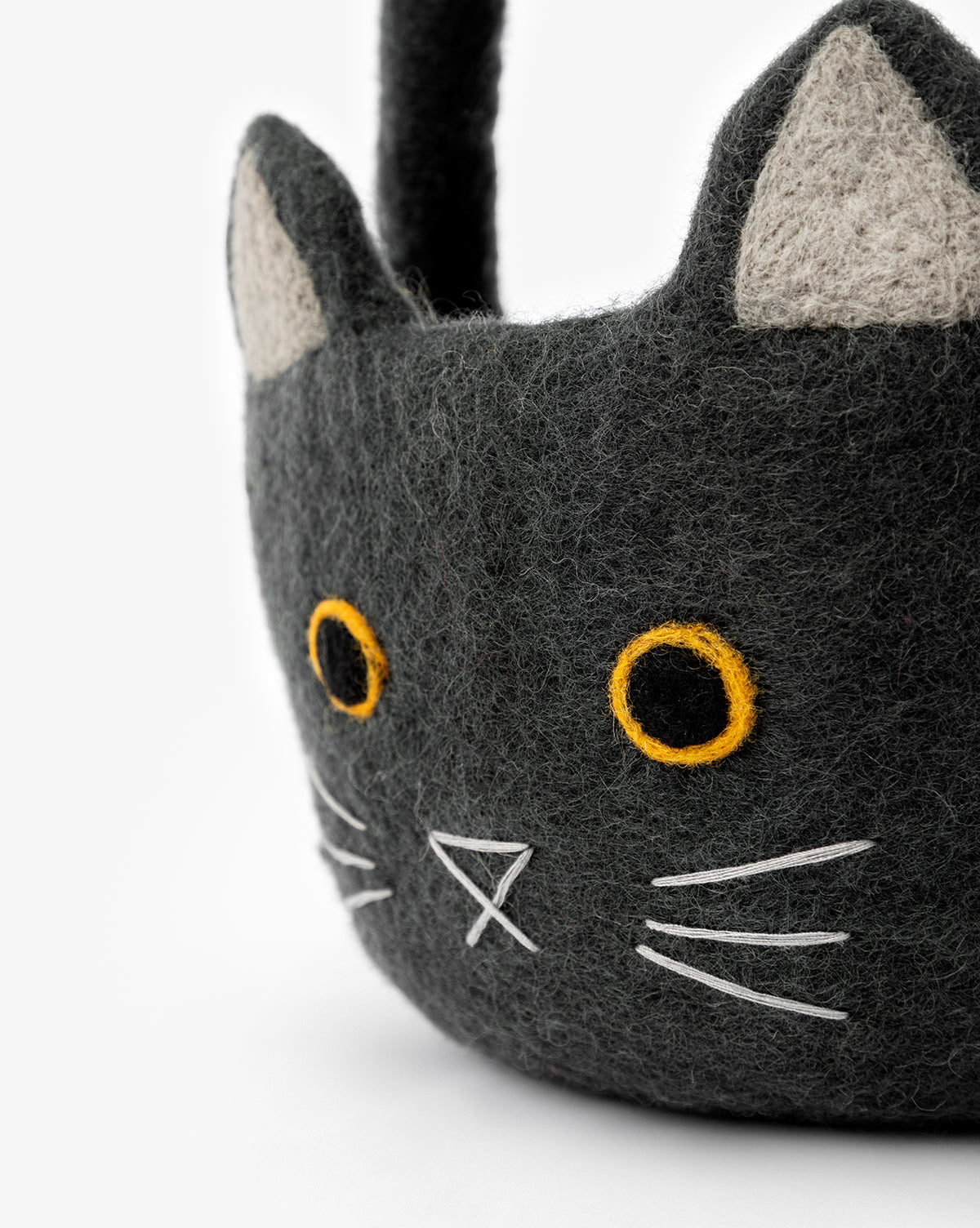Cat Trick or Treat Felt Basket