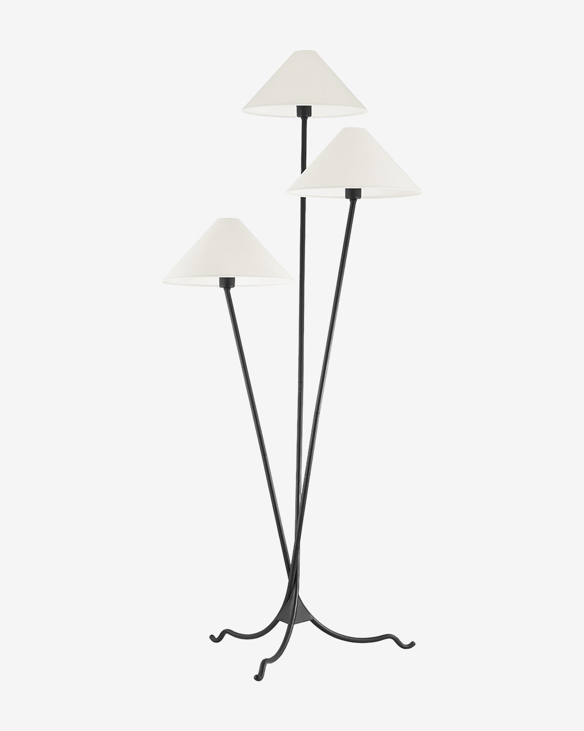 Troy Lighting Cedar 3 Light Floor Lamp Forged Iron