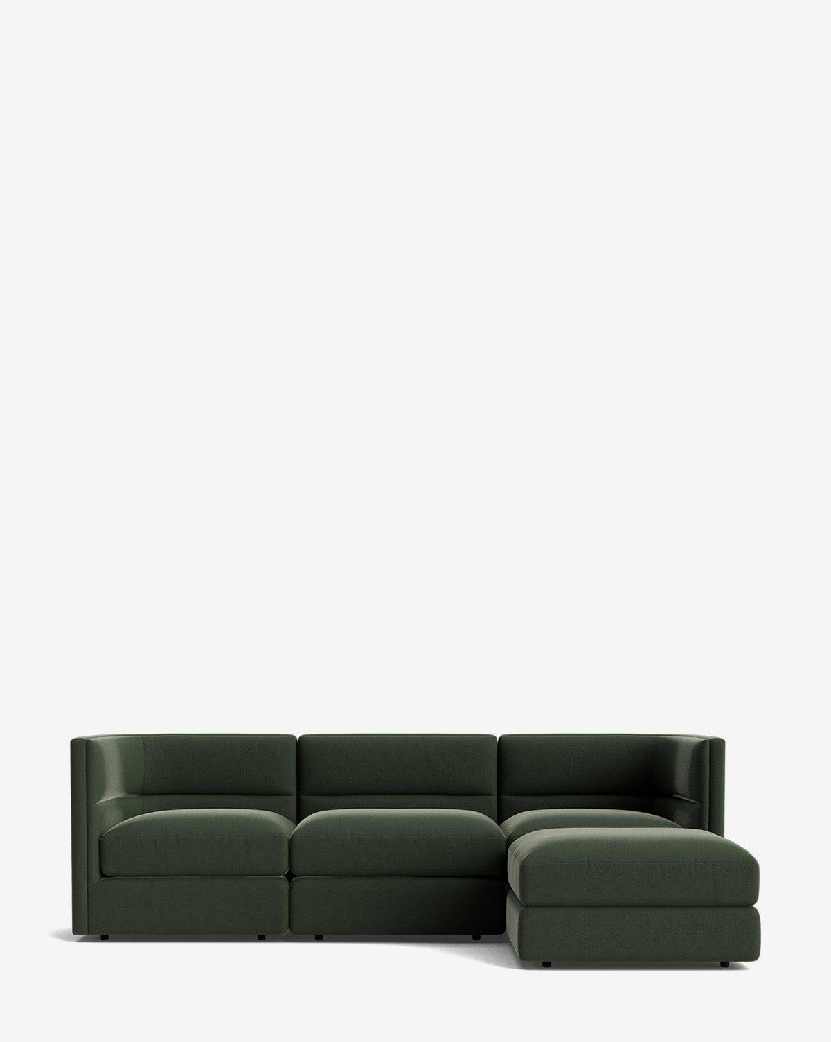 Claremont Modular Sofa with Ottoman 99"