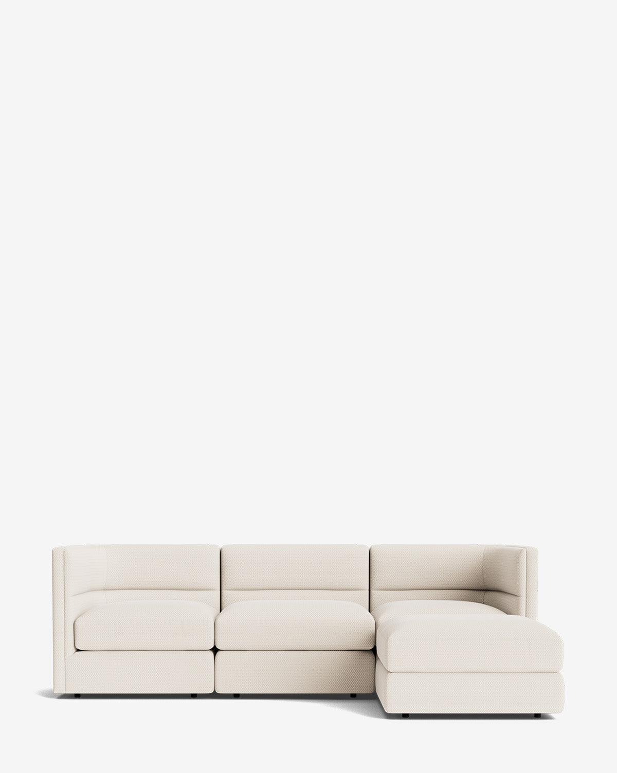 Claremont Modular Sofa with Ottoman 99"