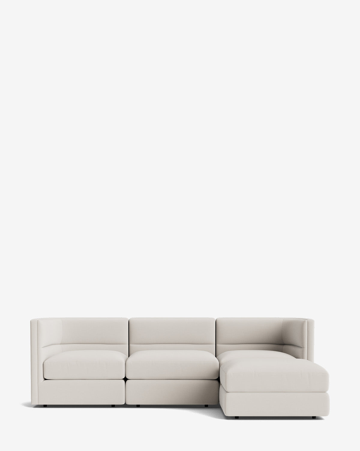 Claremont Modular Sofa with Ottoman 99"