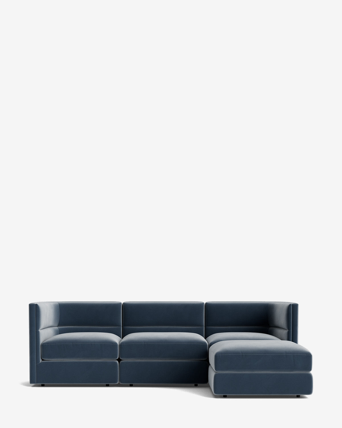 Claremont Modular Sofa with Ottoman 99"