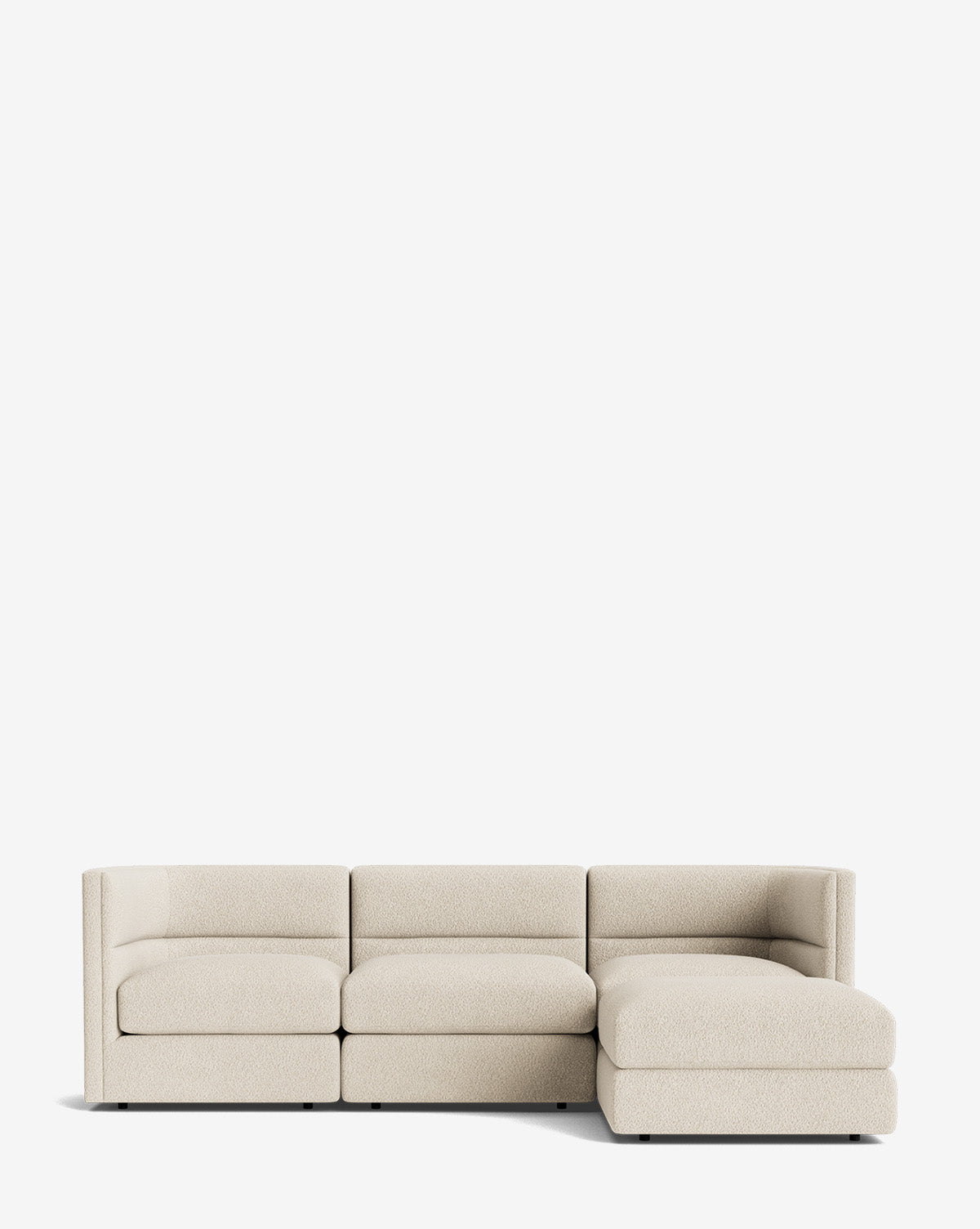 Claremont Modular Sofa with Ottoman 99"