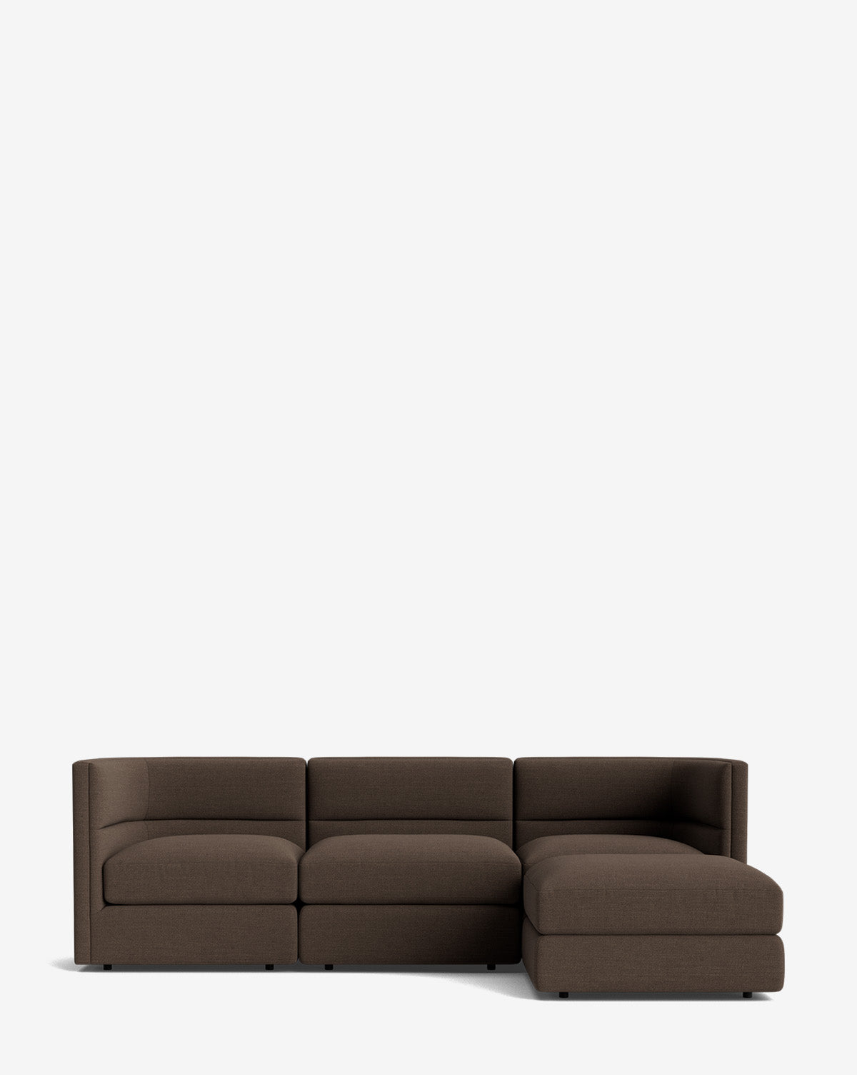Claremont Modular Sofa with Ottoman 99"