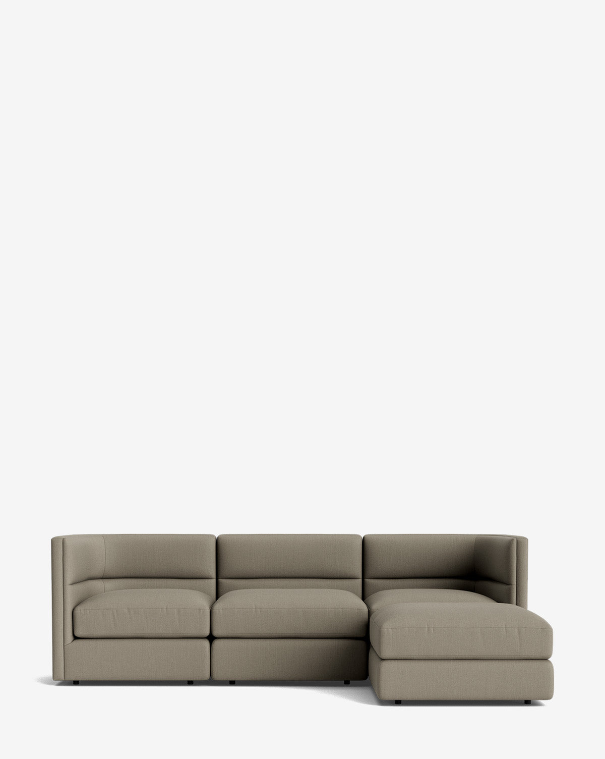 Claremont Modular Sofa with Ottoman 99"