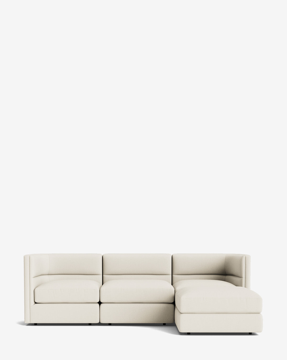 Claremont Modular Sofa with Ottoman 99"