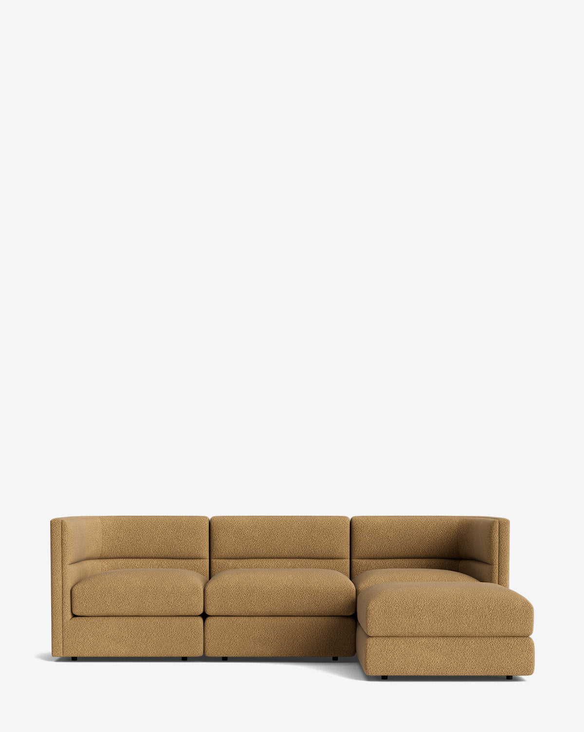 Claremont Modular Sofa with Ottoman 99"