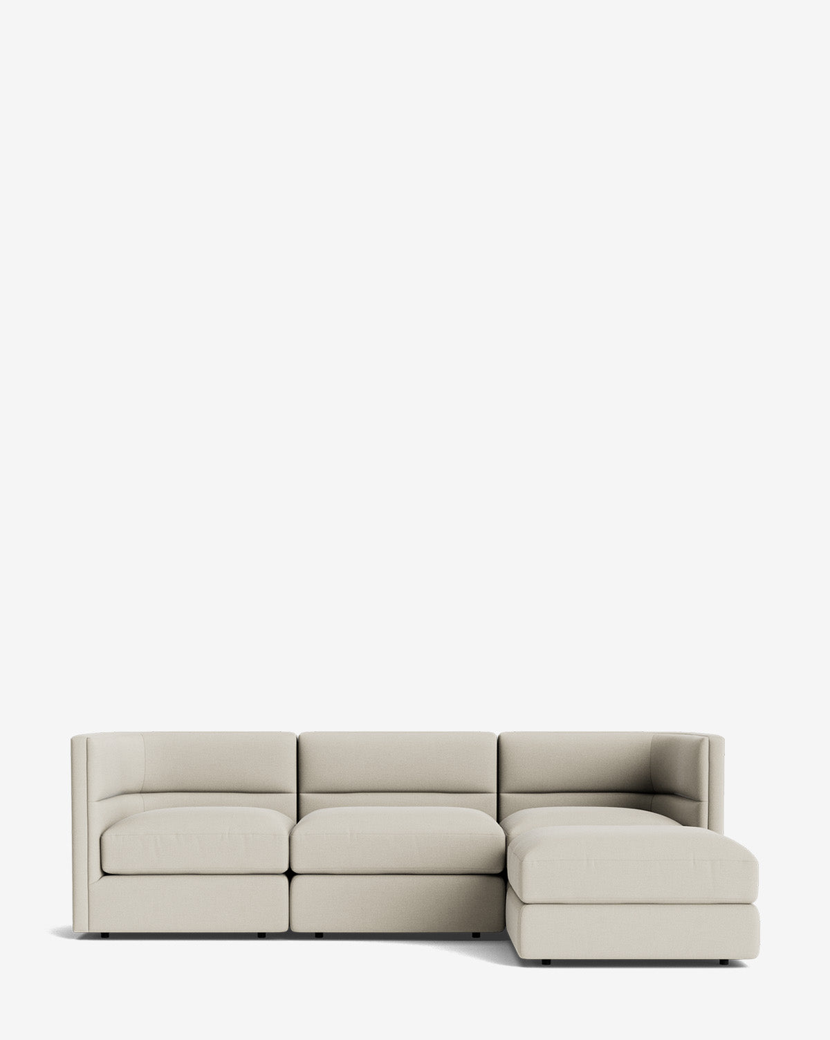 Claremont Modular Sofa with Ottoman 99"