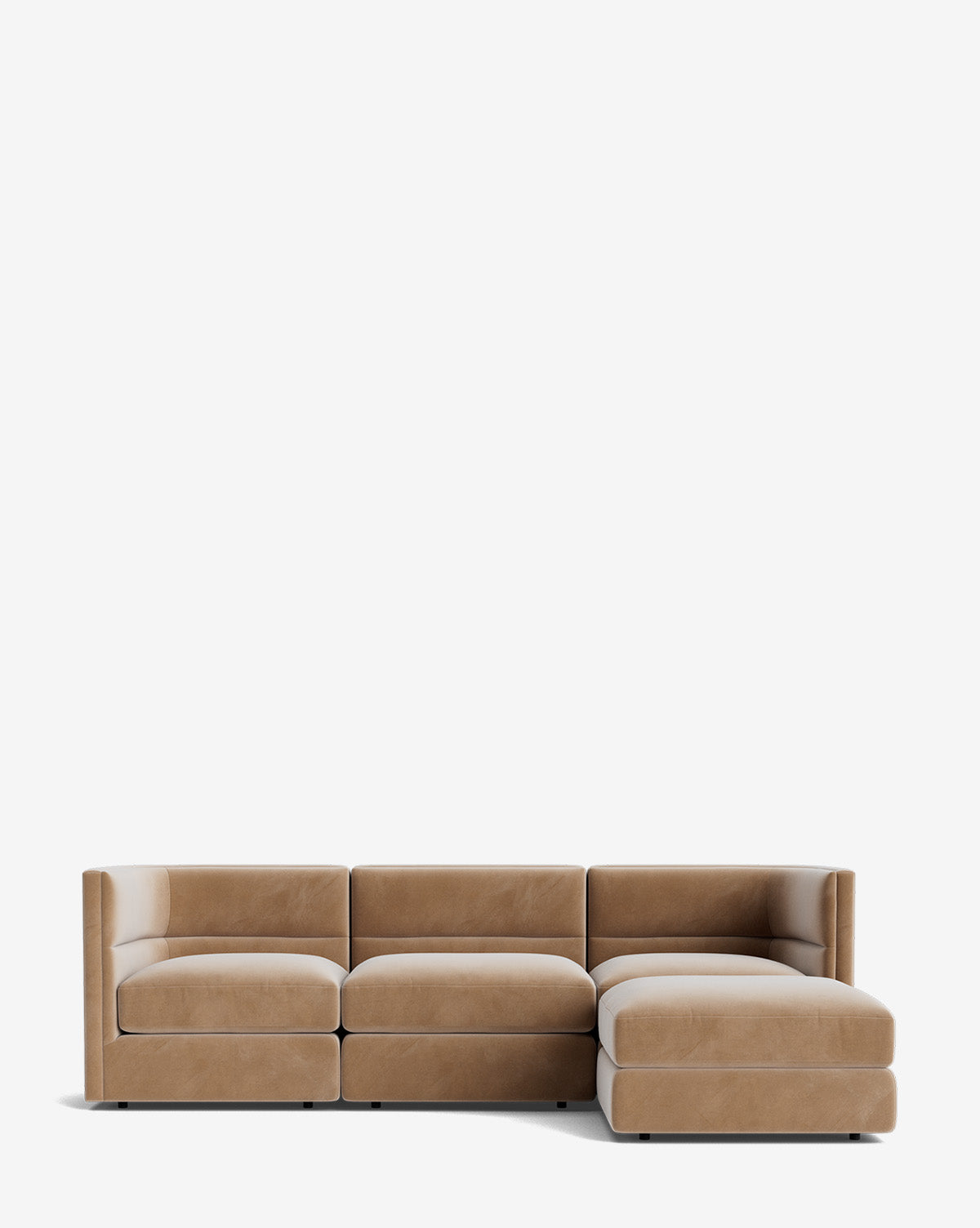 Claremont Modular Sofa with Ottoman 99"