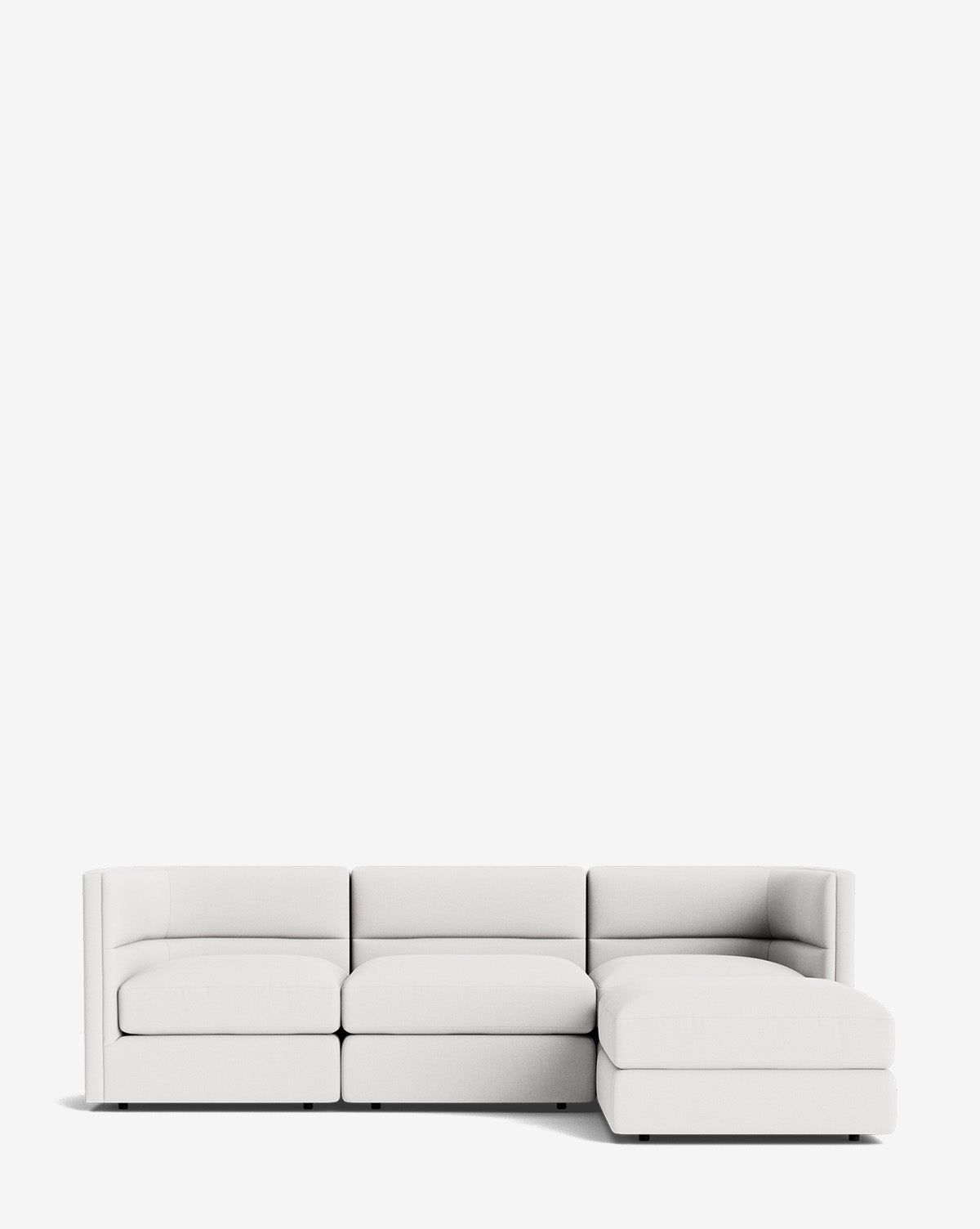 Claremont Modular Sofa with Ottoman 99"