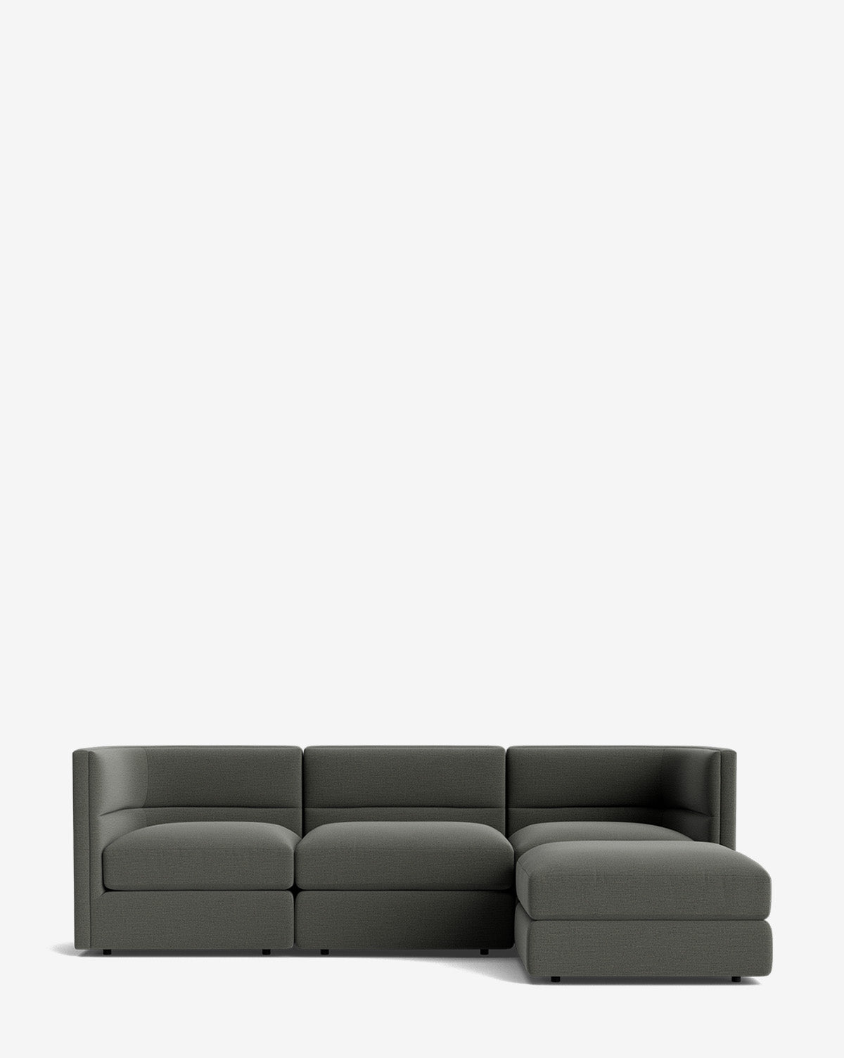 Claremont Modular Sofa with Ottoman 99"