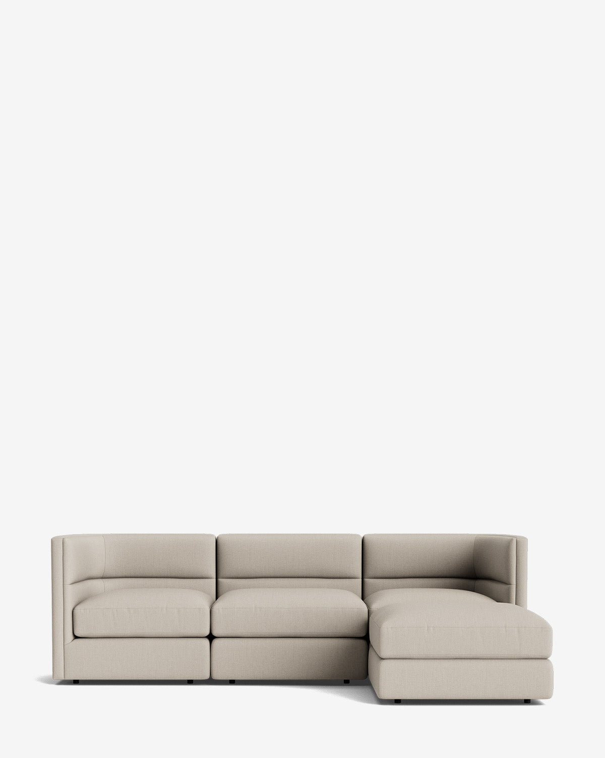 Claremont Modular Sofa with Ottoman 99"