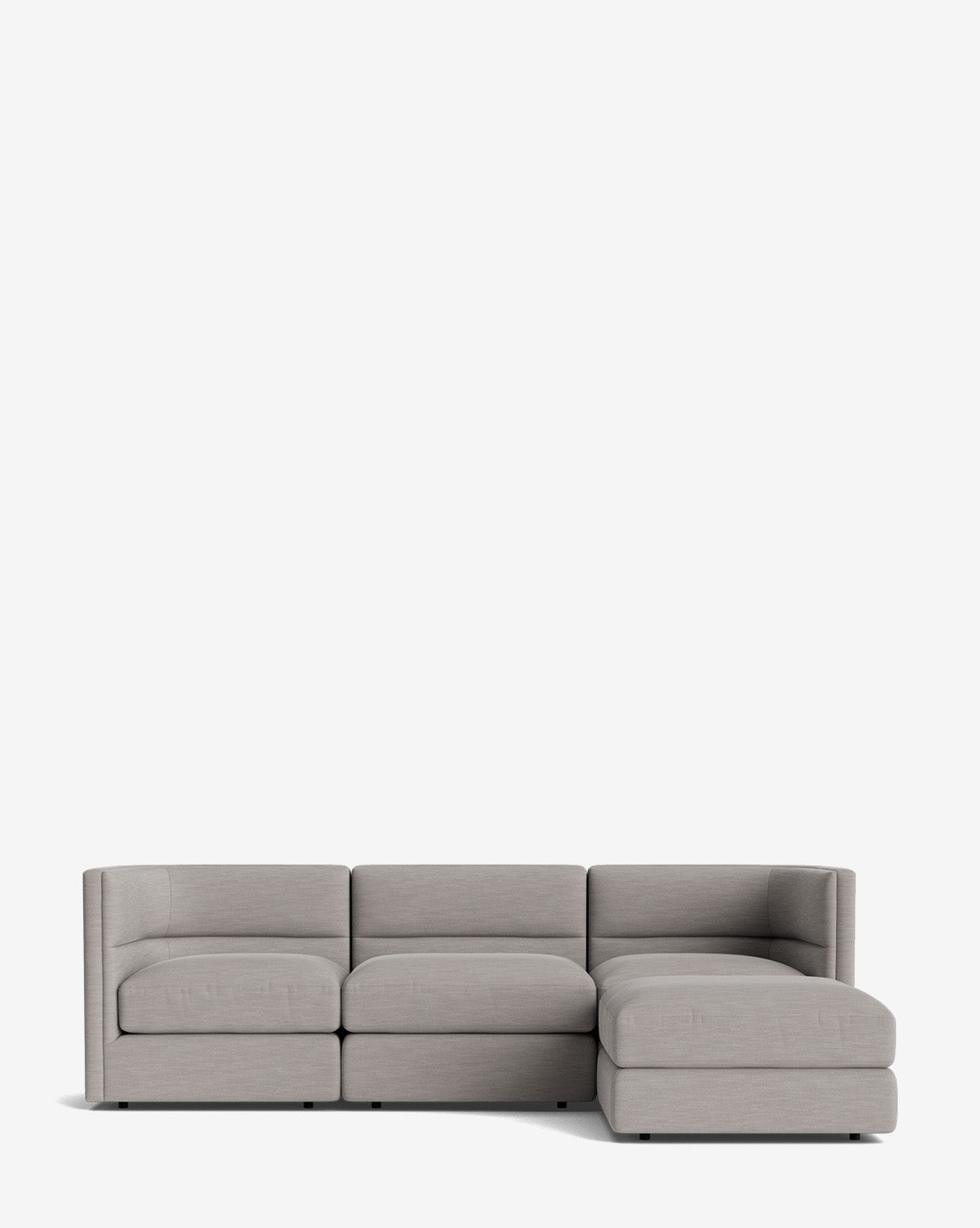 Claremont Modular Sofa with Ottoman 99"