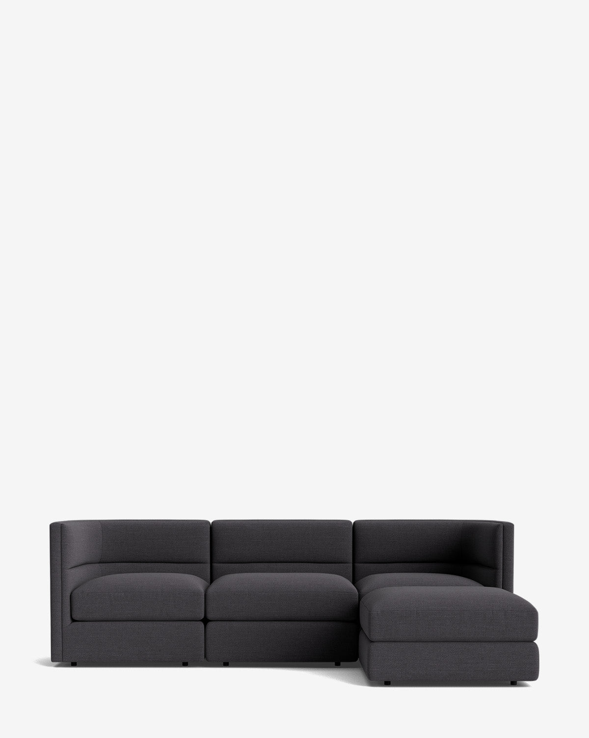 Claremont Modular Sofa with Ottoman 99"