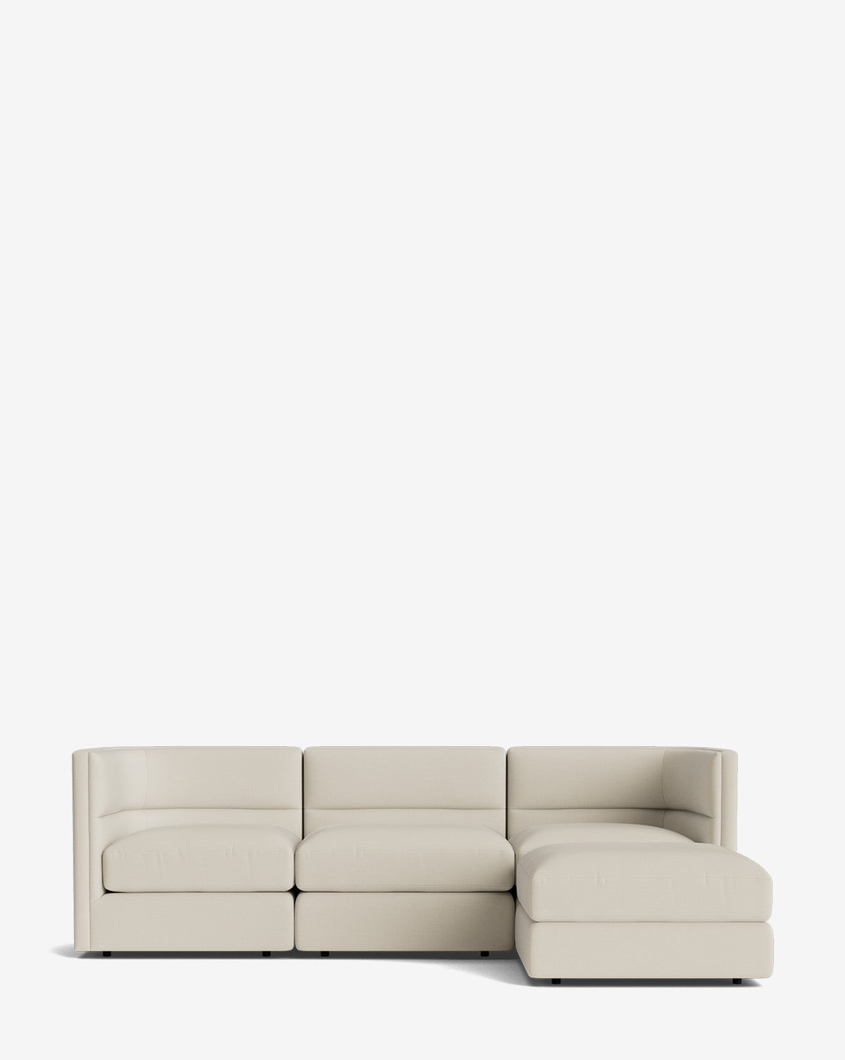 Claremont Modular Sofa with Ottoman 99"