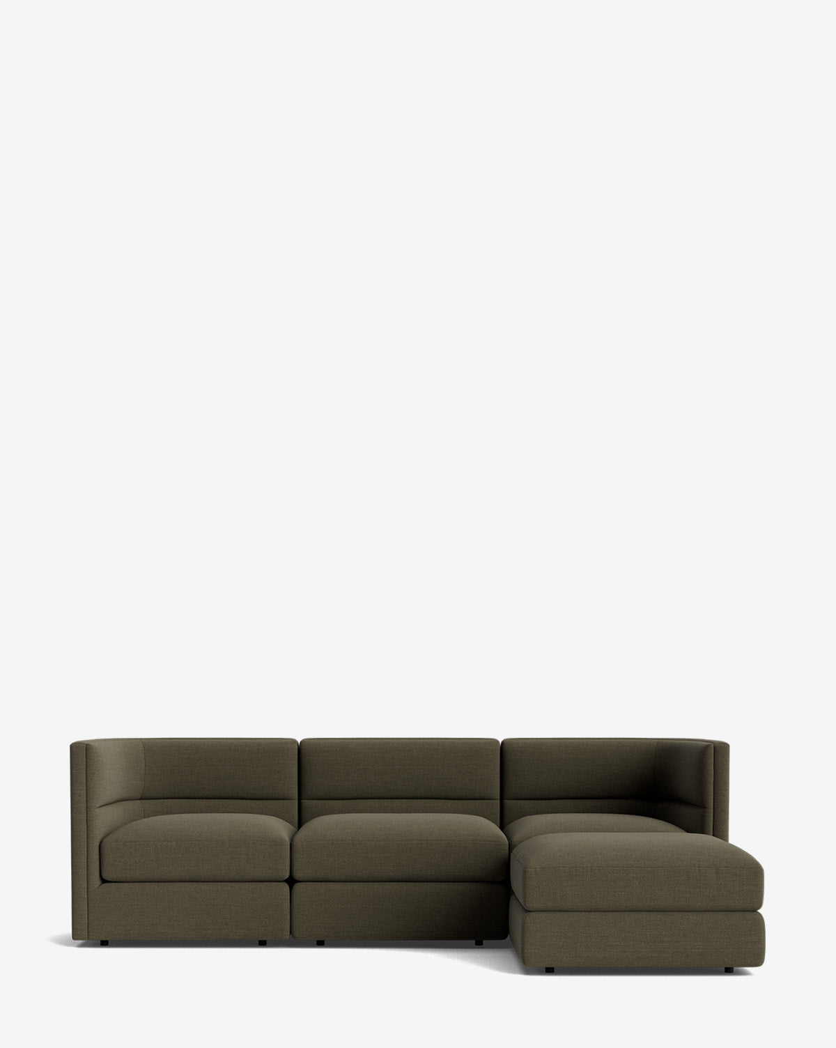 Claremont Modular Sofa with Ottoman 99"