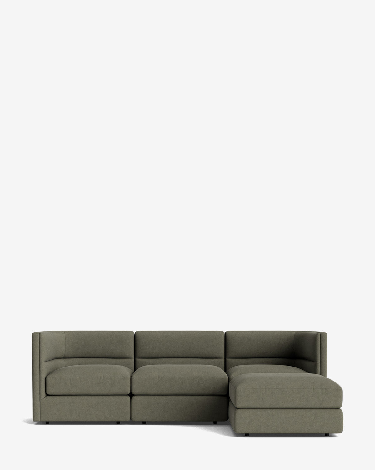 Claremont Modular Sofa with Ottoman 99"