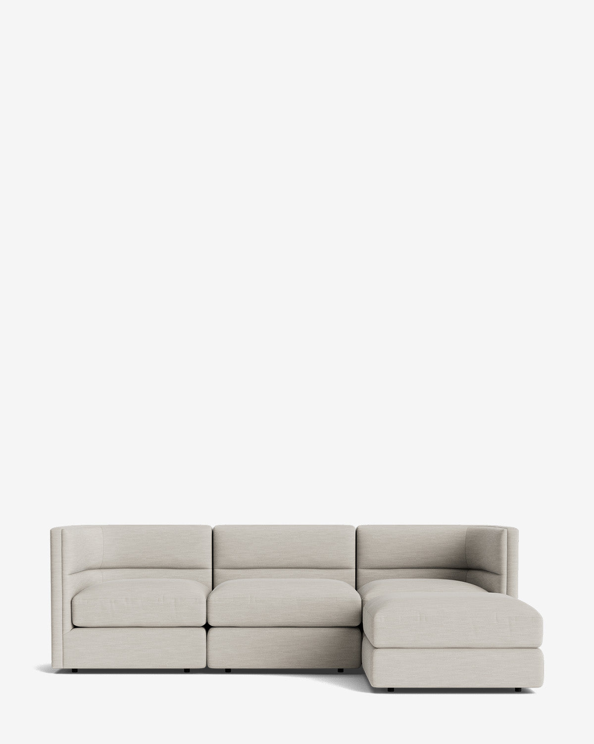 Claremont Modular Sofa with Ottoman 99"