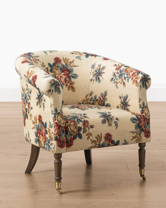 Clemence Floral Lounge Chair