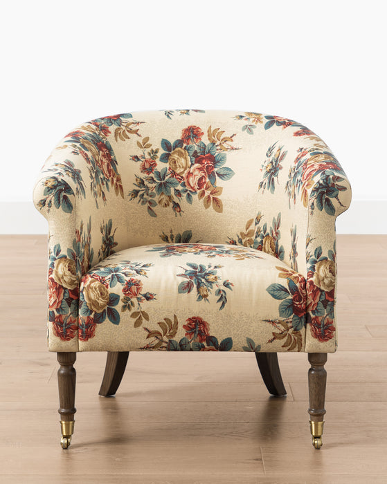 Clemence Floral Lounge Chair