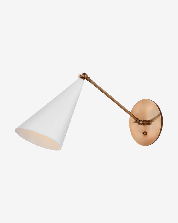 Clemente Single Arm Library Sconce
