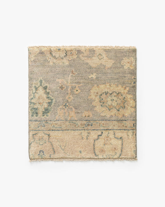 Clementina Stone Hand-Knotted Wool Rug Swatch