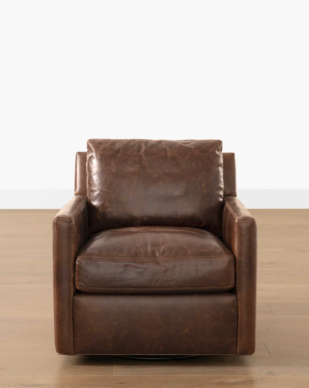 Cliffton Leather Swivel Lounge Chair