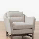 McGee & Co. modern accent chair in coastal living room
