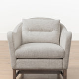 McGee & Co. modern accent chair in coastal living room