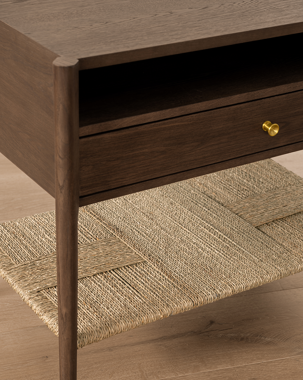 Dana Walnut Oak Nightstand
