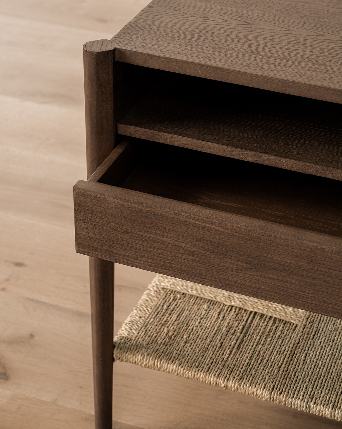 Dana Walnut Oak Nightstand