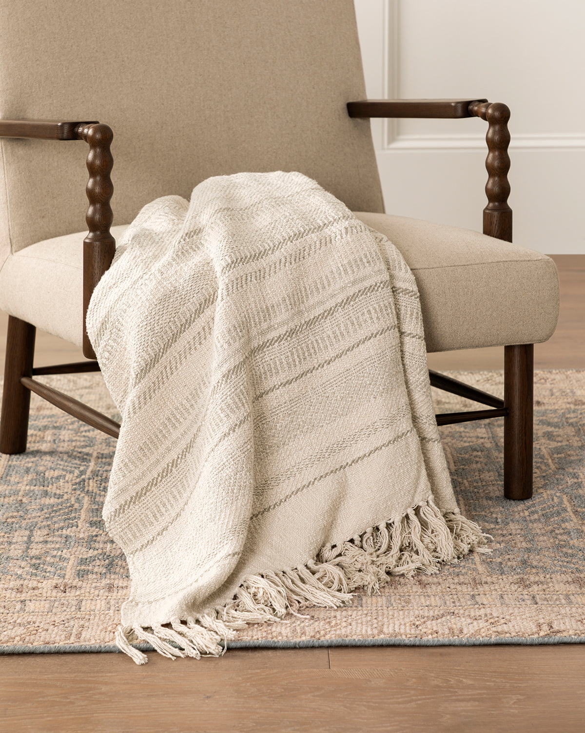 Donahue Striped Throw