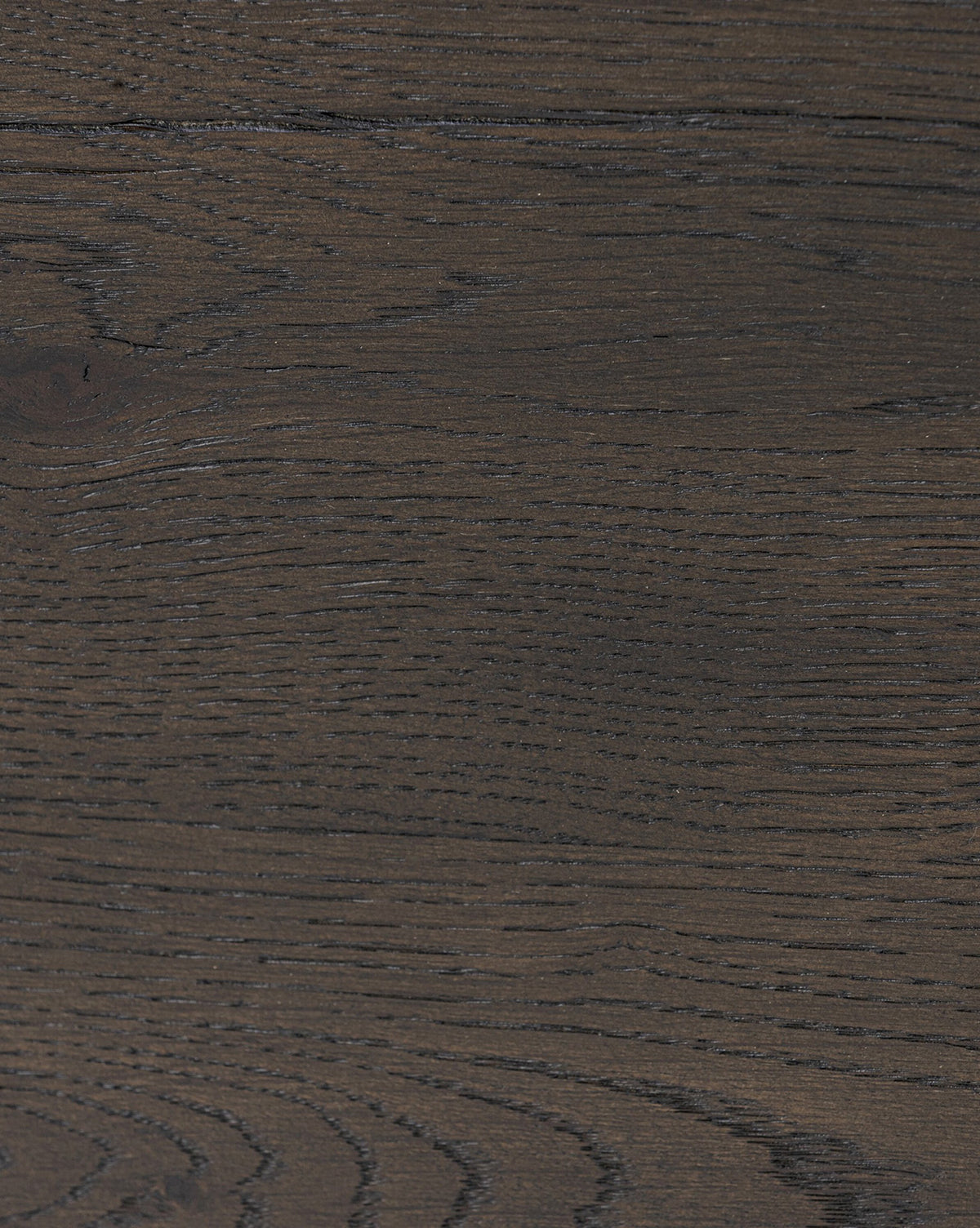 Dark brown oak surface with natural grain patterns and unique lines, featuring subtle color variations—ideal for enhancing modern decor when paired with the Eldoria Oak Sideboard, by McGee & Co.