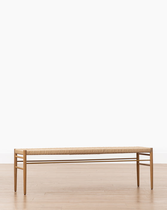 Eloise Woven Bench