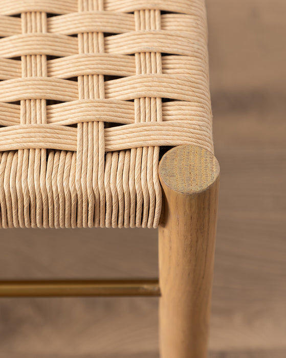 Eloise Woven Bench