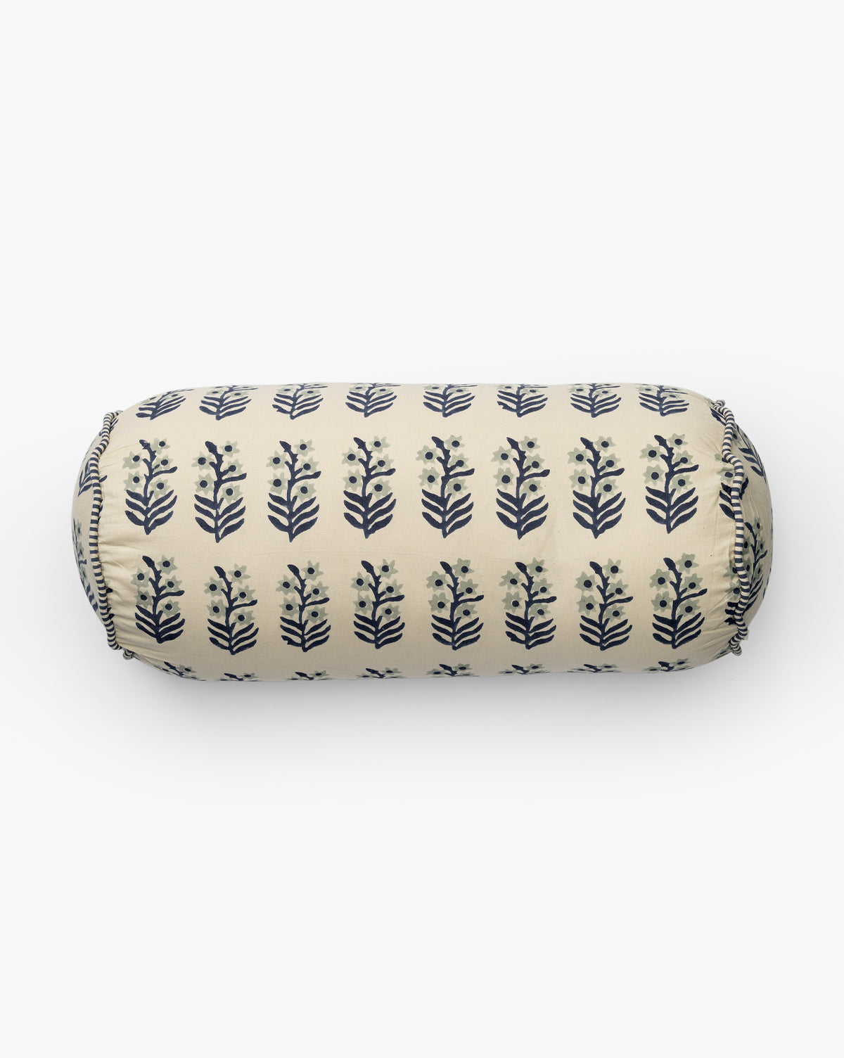 Elsie Block Print Bolster Pillow