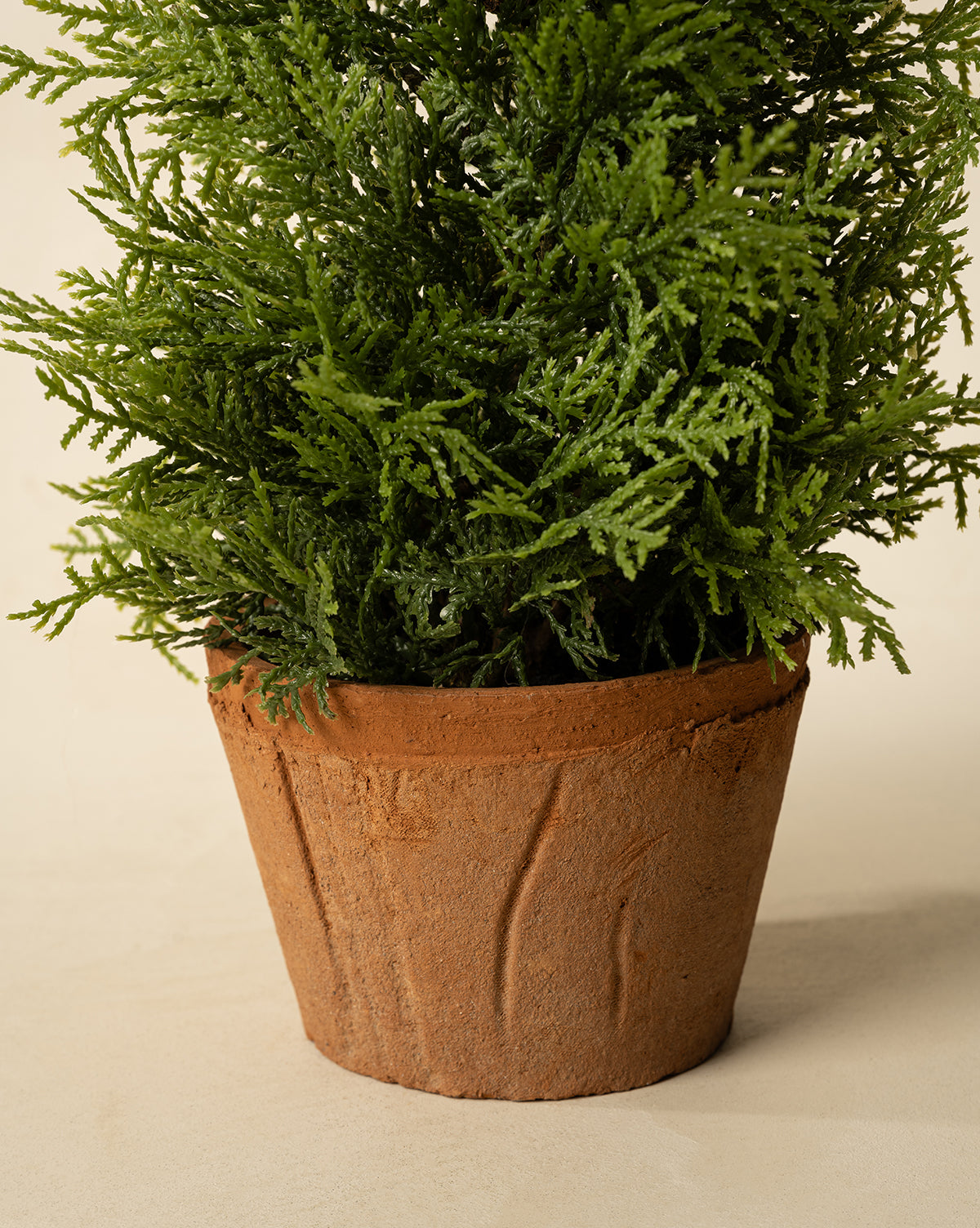 17" Cypress Faux Potted Tree