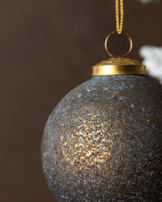 Glass & Iron Ornament