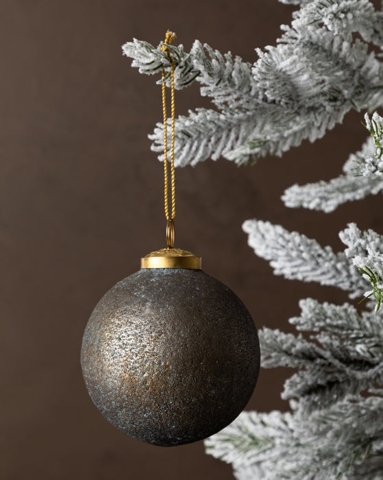 Glass & Iron Ornament