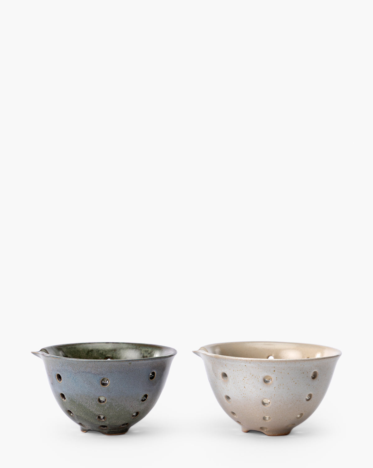 Glazed Stoneware Berry Bowls (Set of 2)