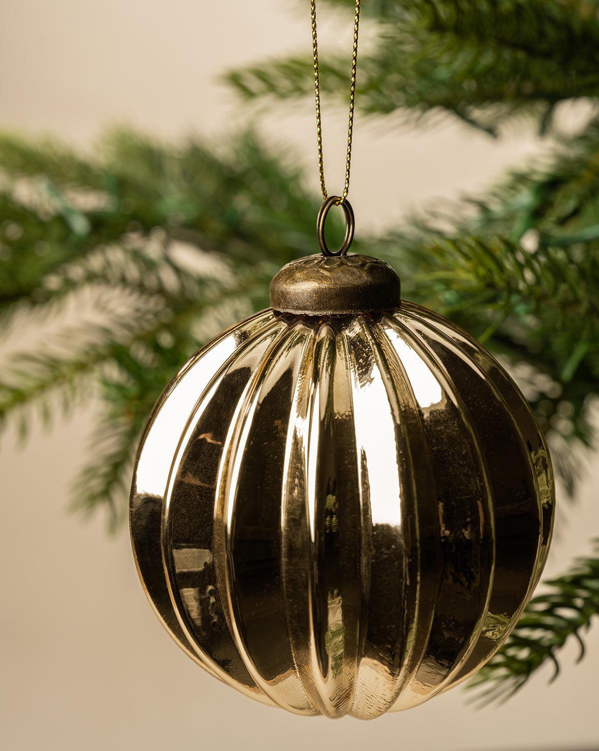 3" Gold Bauble
