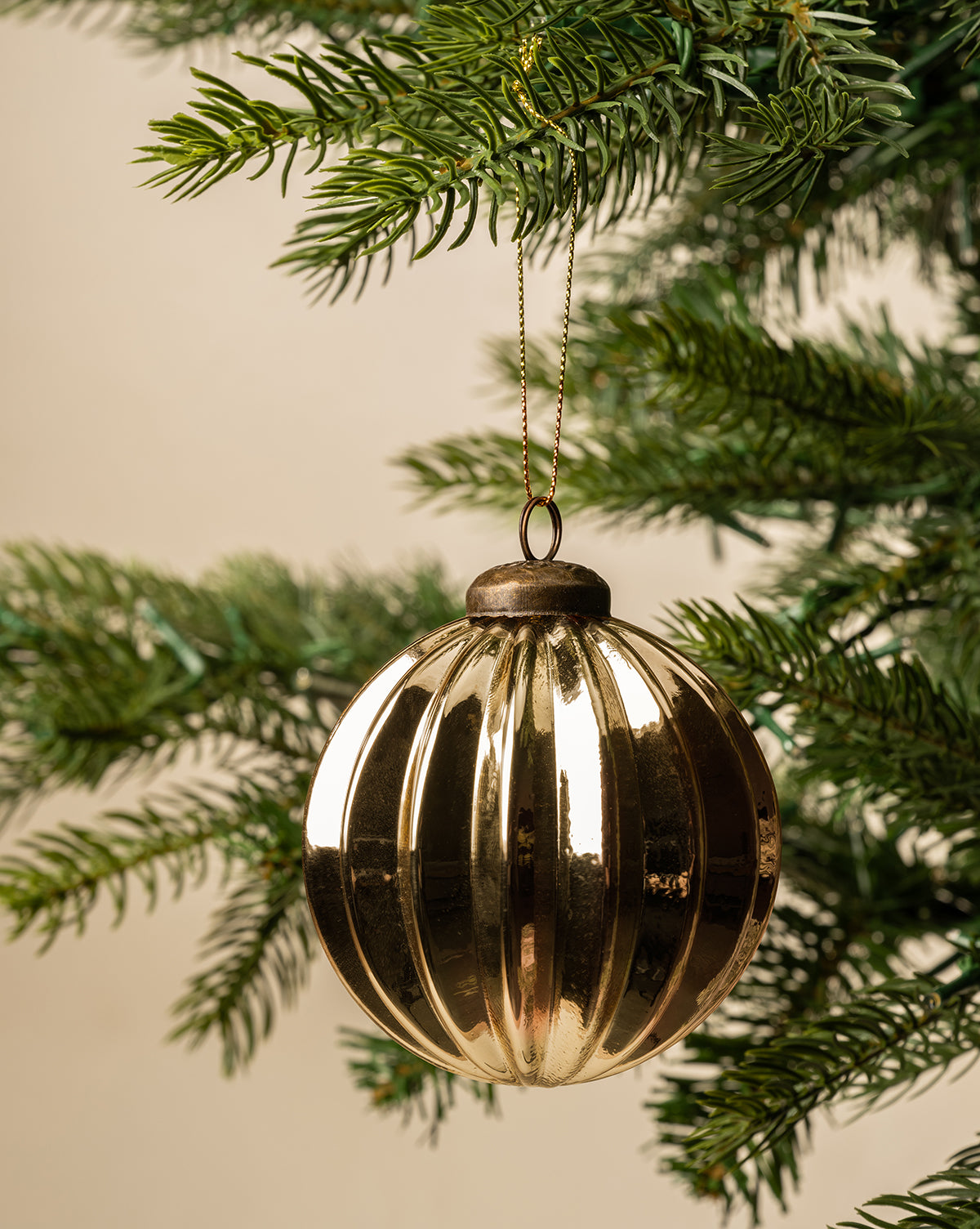 3" Gold Bauble