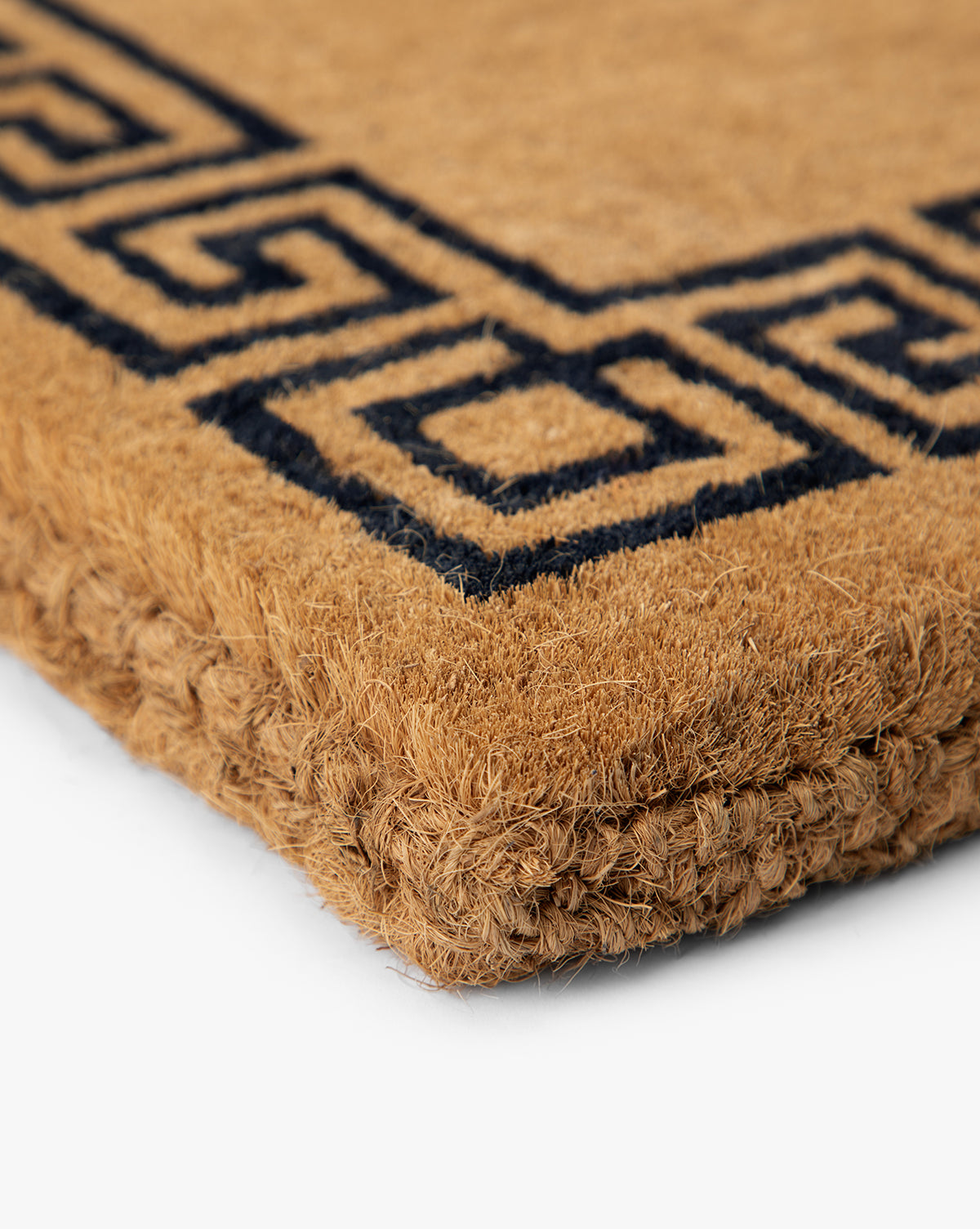 Greek Key Coir Doormat