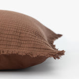 Hendricks Chocolate Cotton Shams (Set of 2)