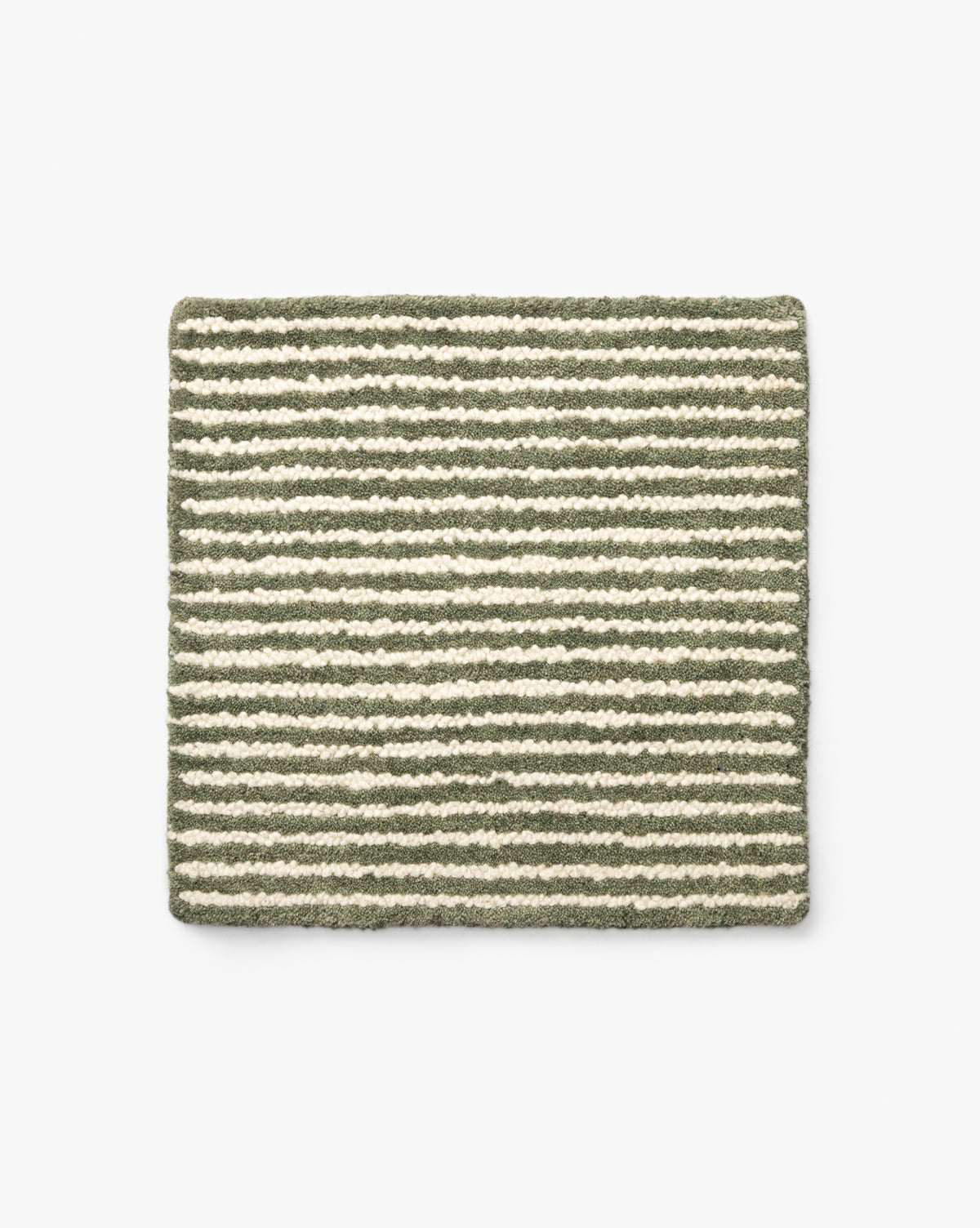 Inara Olive Hand-Tufted Wool Rug Swatch